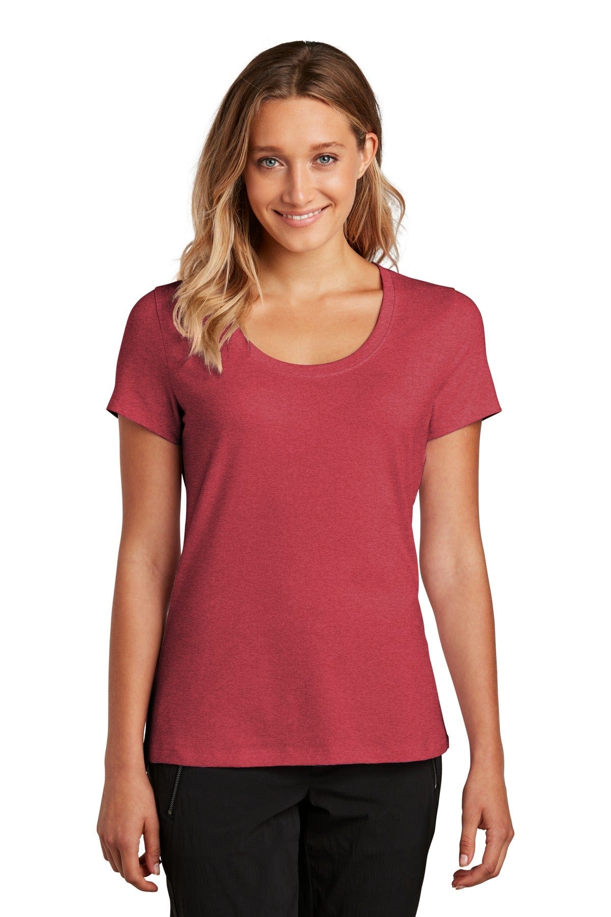 District T-Shirts XS / Heathered Red District DT7501: Women's Flex Scoop Neck Tee