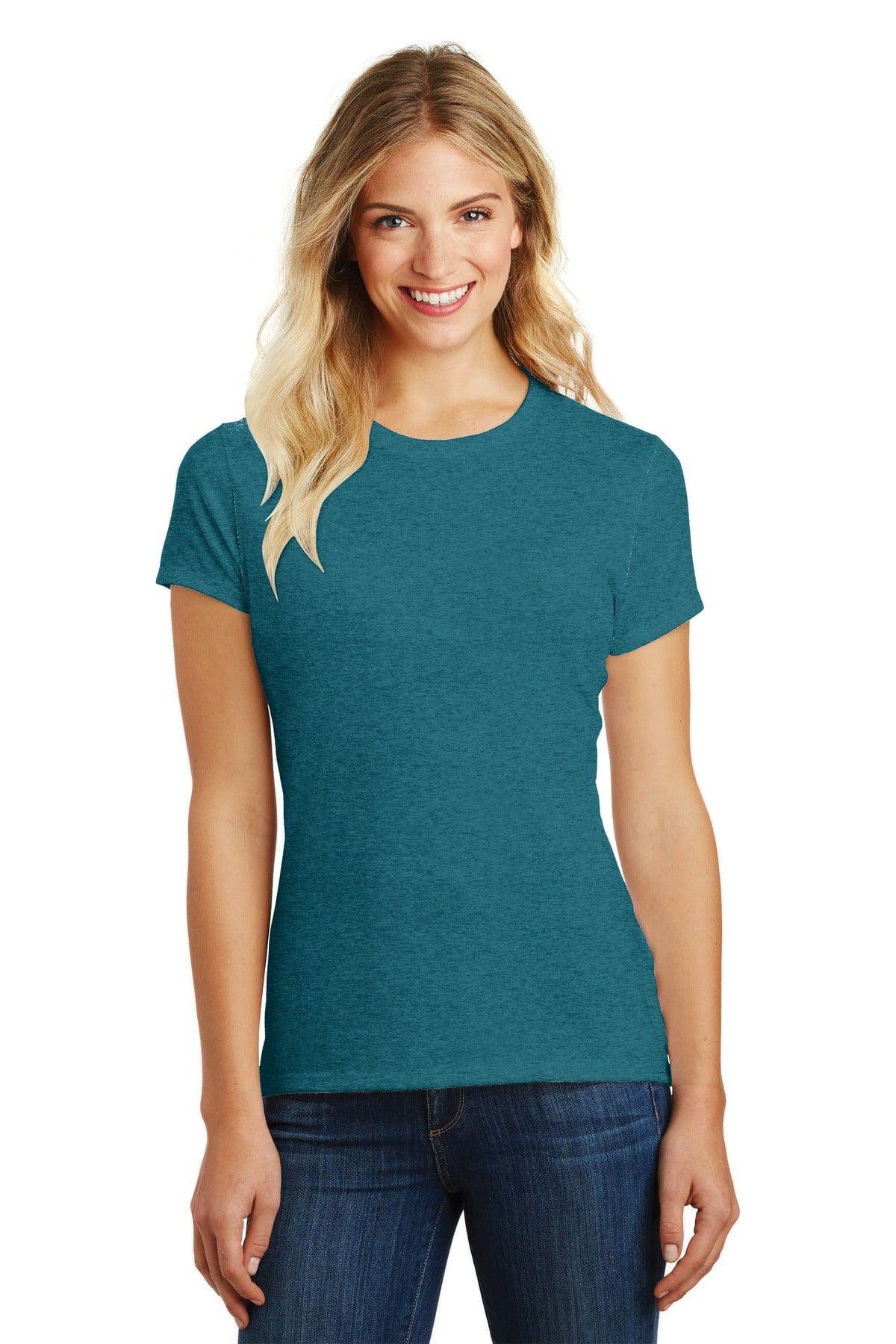 District T-Shirts XS / Heathered Teal District DM108L: Women's Perfect Blend Tee