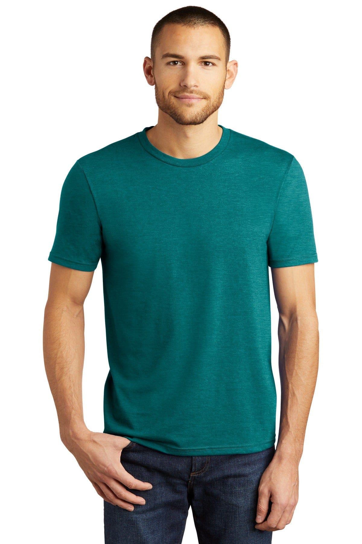 District T-Shirts XS / Heathered Teal District Made DM130