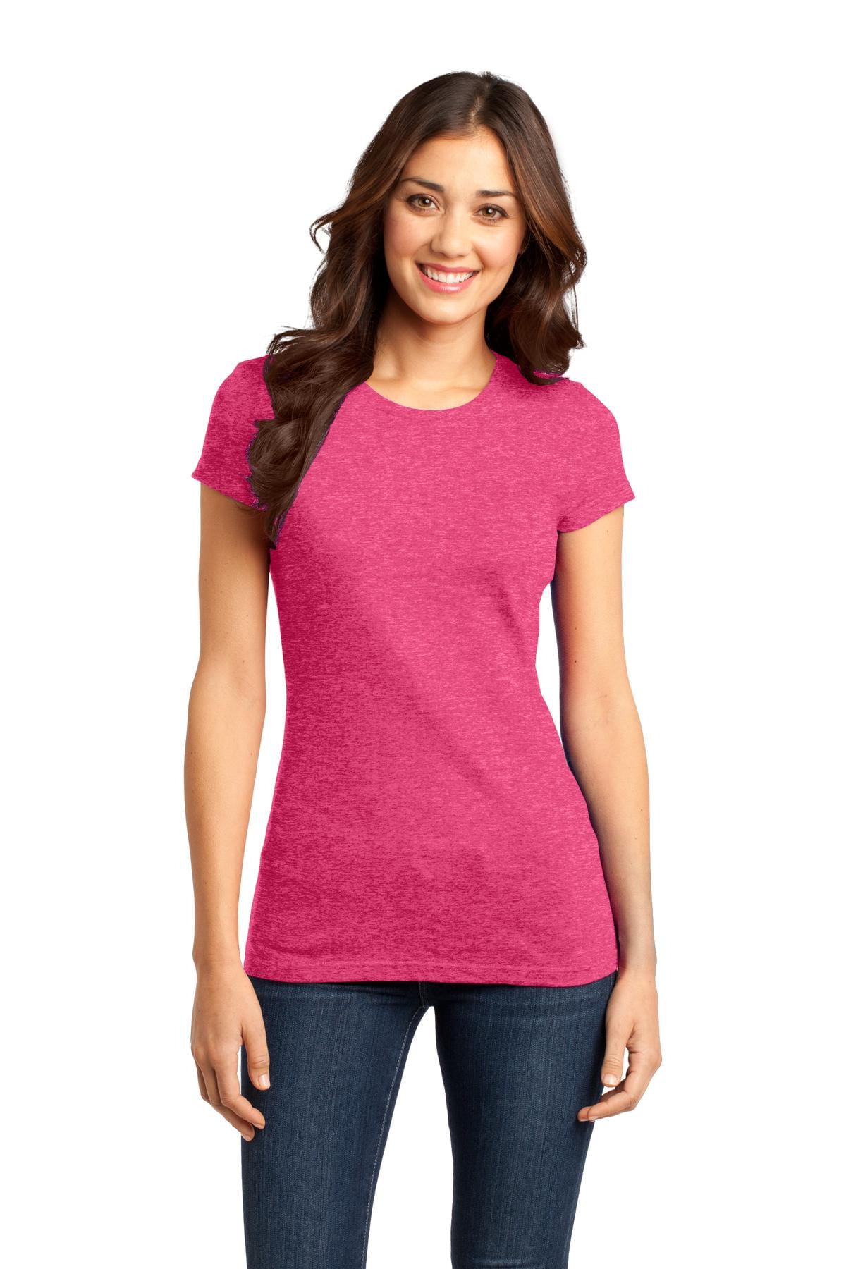 District T-Shirts XS / Heathered Watermelon District ®  Women's Fitted Very Important Tee ® . DT6001, Extended Colors 3
