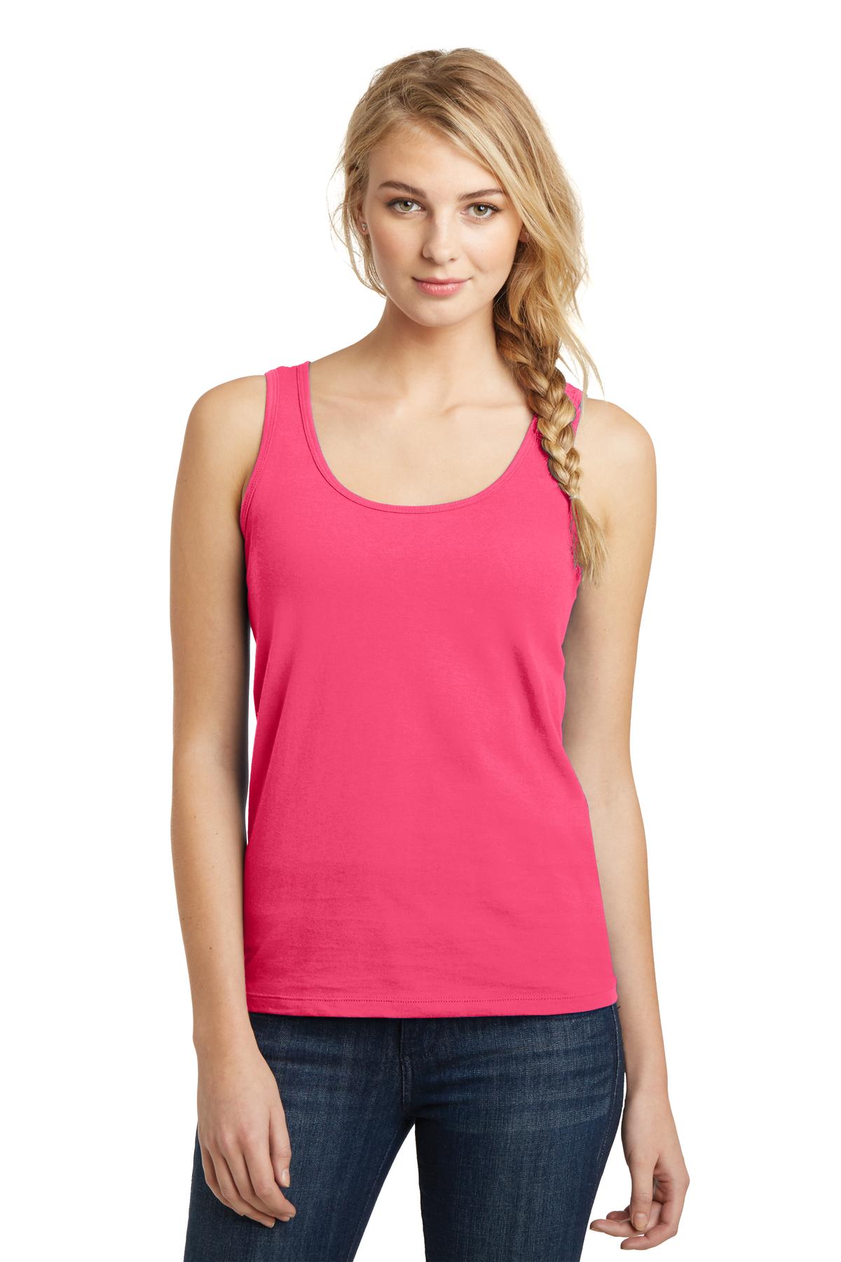 District T-Shirts XS / Neon Pink DISCONTINUED  District ®  Juniors The Concert Tank ® . DT5301