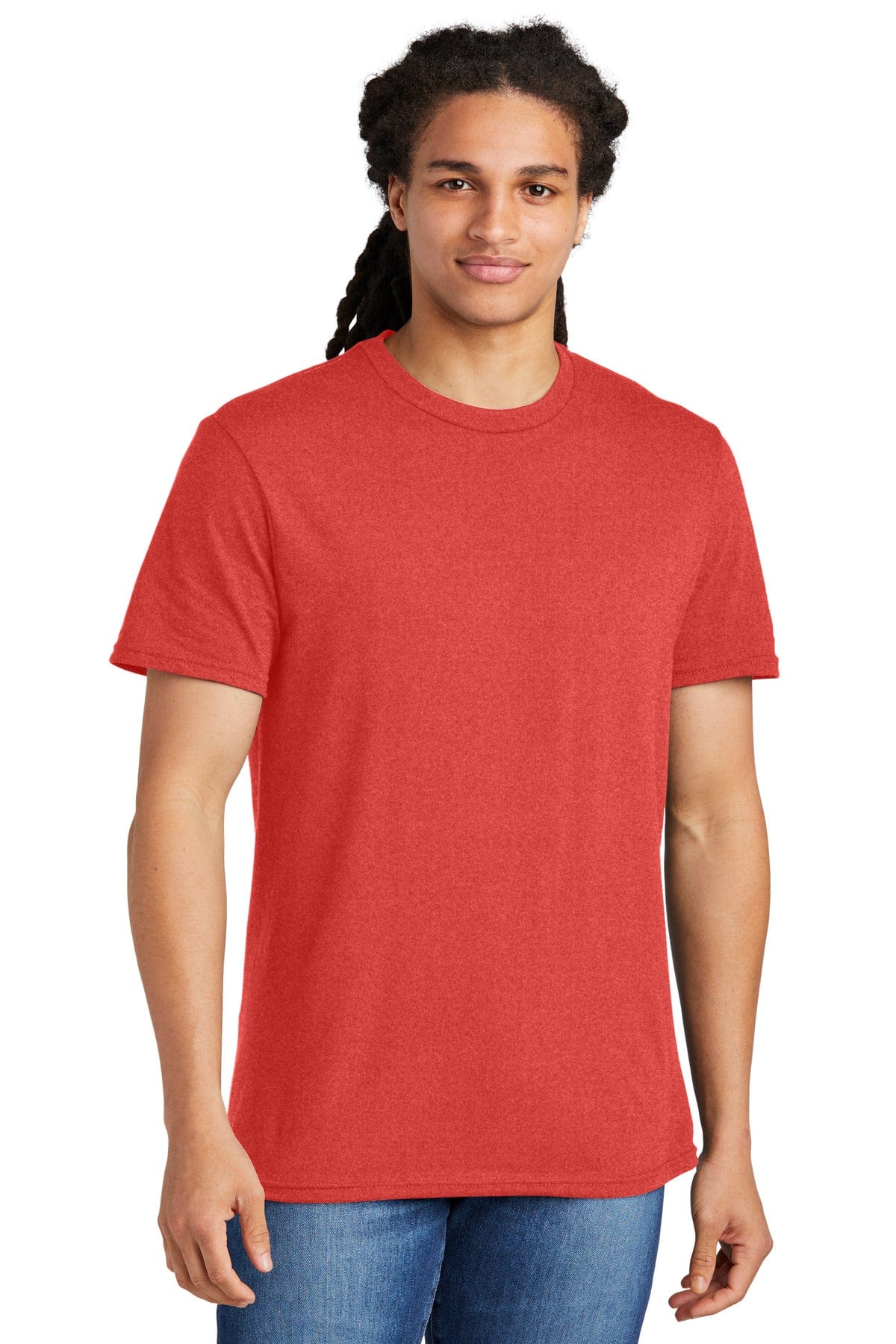 District T-Shirts XS / New Red Heather District DT5000: 100% Cotton Tee