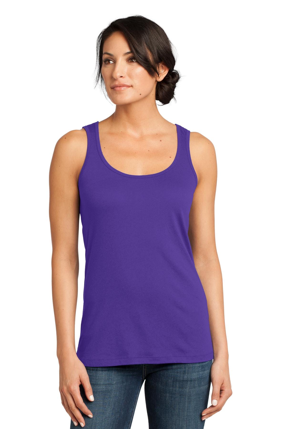 District T-Shirts XS / Purple DISCONTINUED  District Made ®  - Ladies Modal Blend Tank DM481