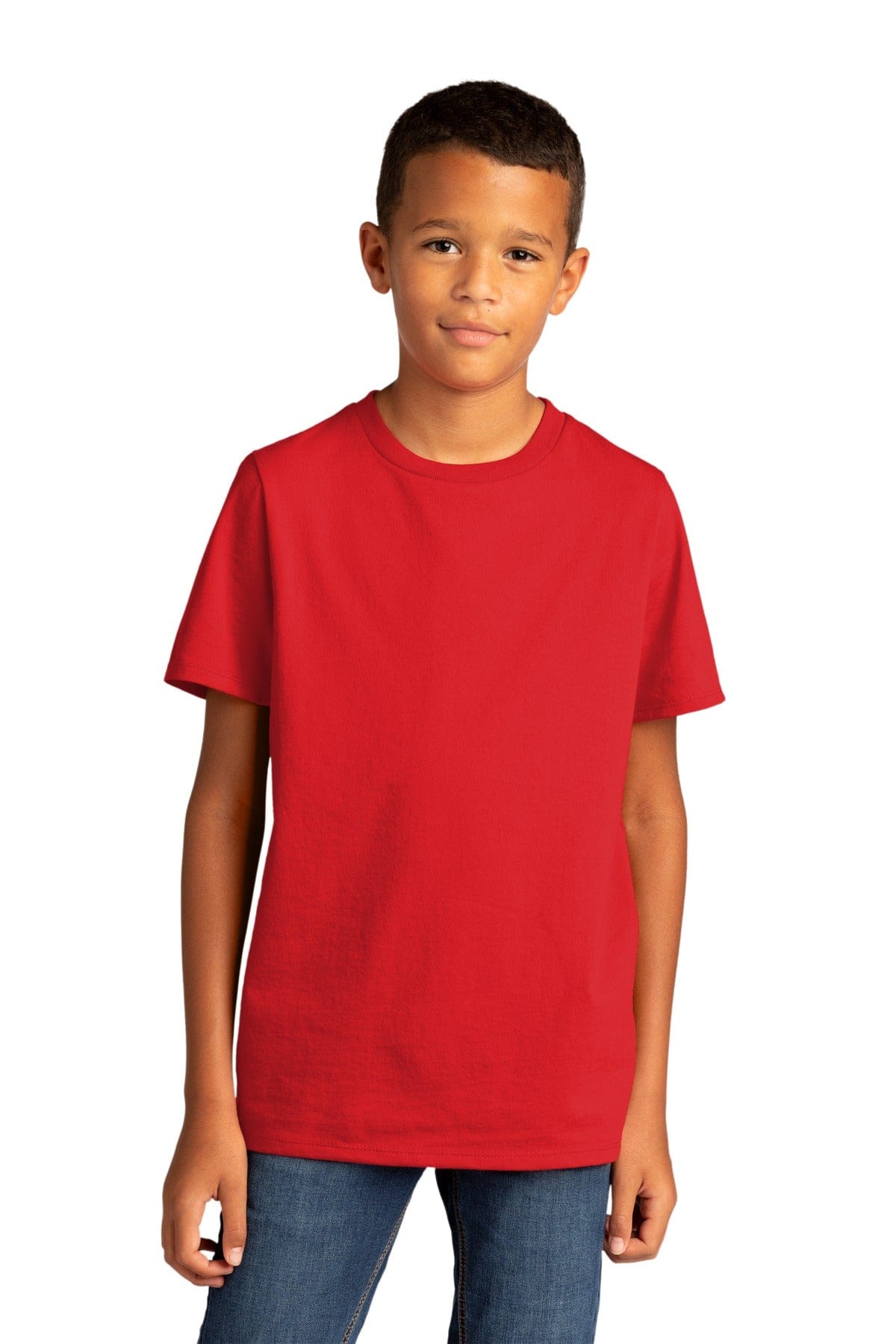 District T-Shirts XS / Ruby Red District DT8000Y: Youth Re-Tee