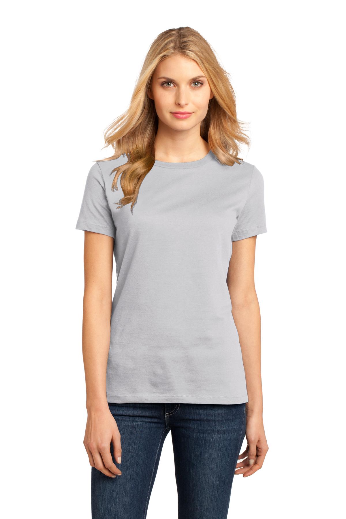 District T-Shirts XS / Silver District ®  Women's Perfect Weight ® Tee. DM104L, Traditional Colors
