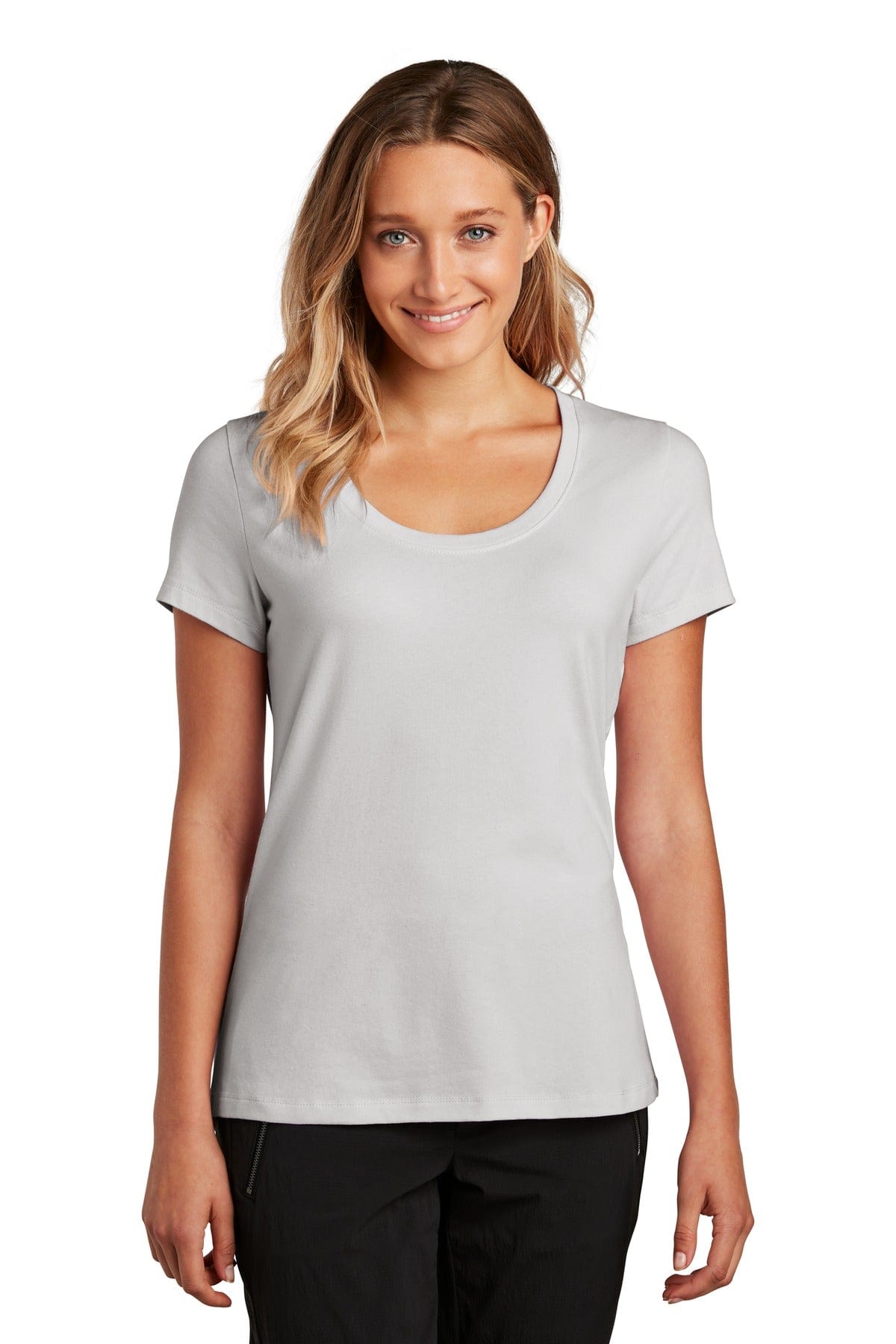 District T-Shirts XS / Silver Mist District DT7501: Women's Flex Scoop Neck Tee