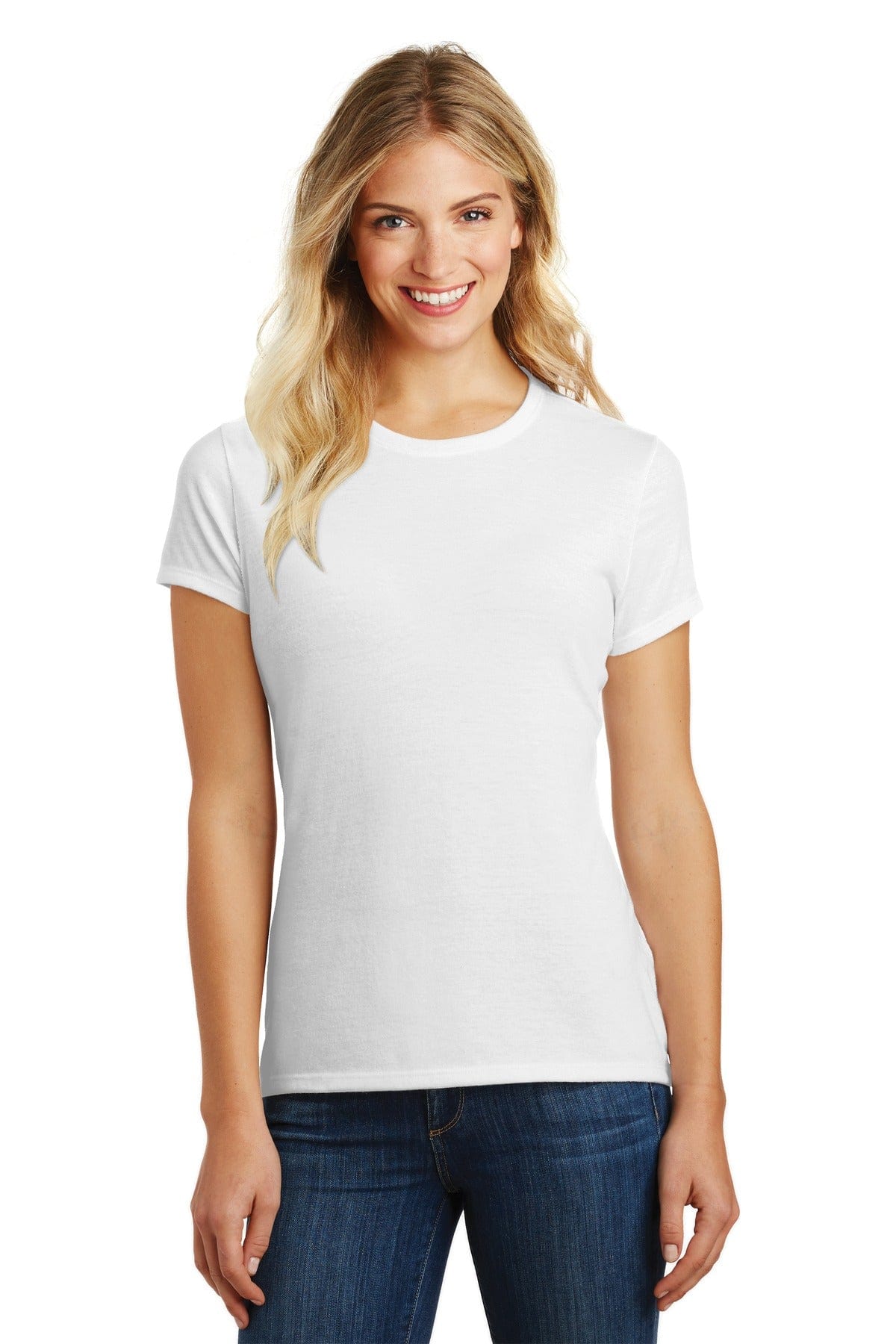 District T-Shirts XS / White District DM108L: Women's Perfect Blend Tee