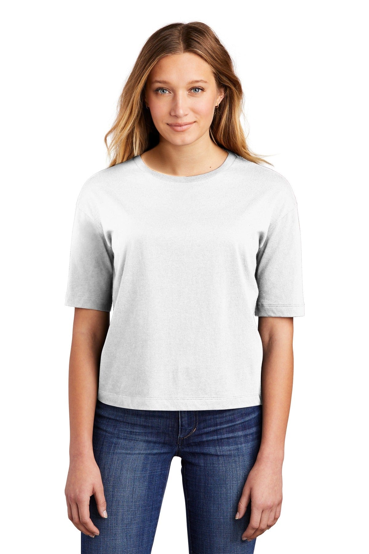 District T-Shirts XS / White District DT6402: Women's V.I.T. Boxy Tee