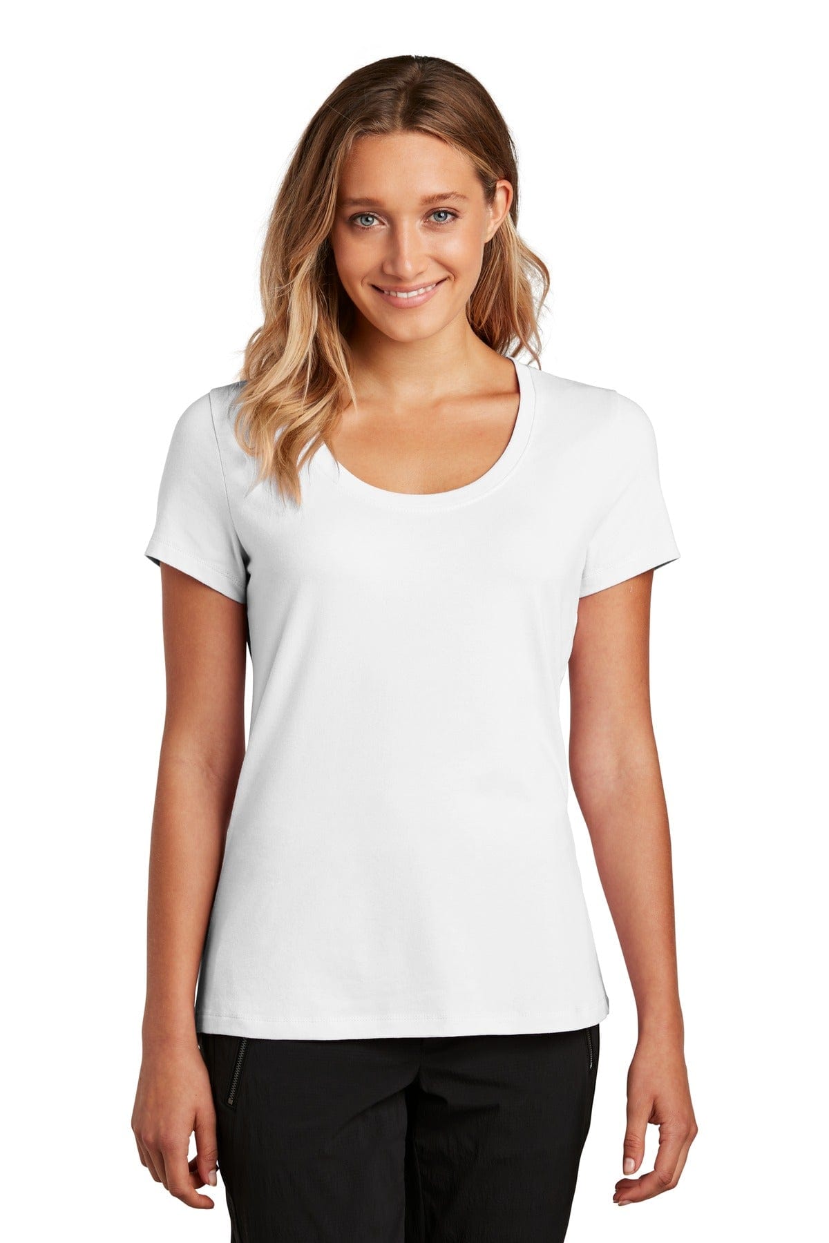 District T-Shirts XS / White District DT7501: Women's Flex Scoop Neck Tee