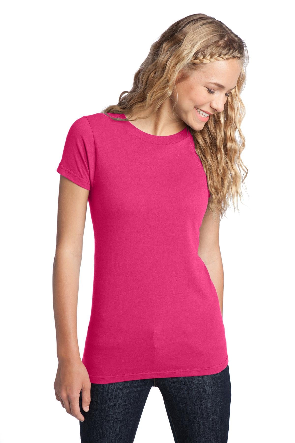 District T-Shirts XXL / Dark Fuchsia District ®  Women's Fitted The Concert Tee ®  DT5001, Basic Colors