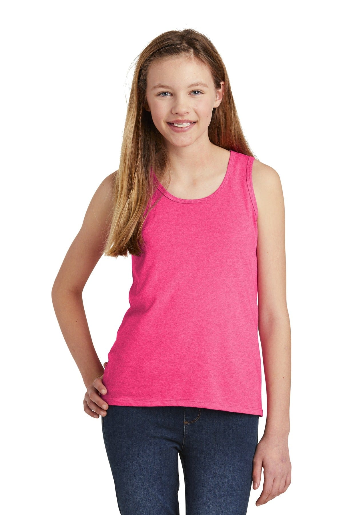 District Tank Tops XS / Fuchsia Frost District DT6303YG: Girls V.I.T. Tank