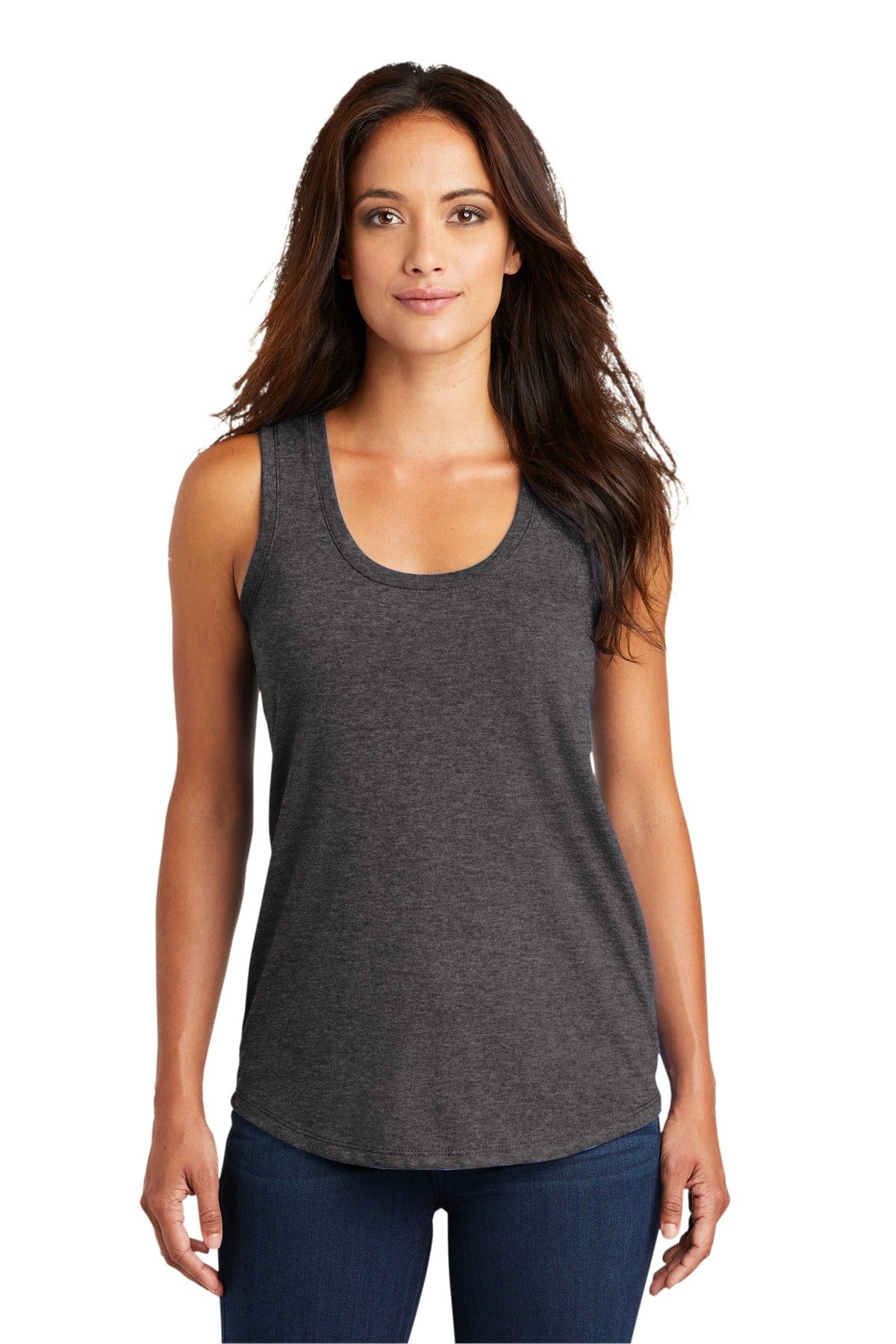 District Tank Tops XS / Heathered Charcoal District DM138L: Women's Perfect Tri Racerback Tank