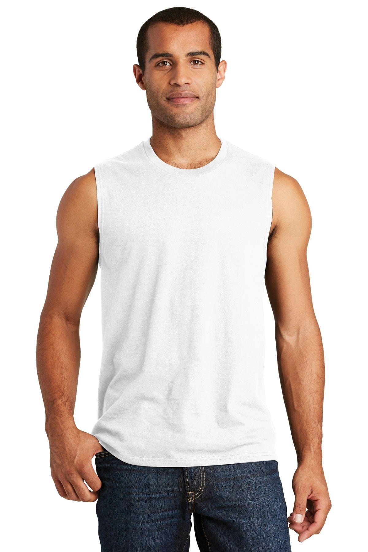 District Tank Tops XS / White District DT6300: V.I.T. Muscle Tank