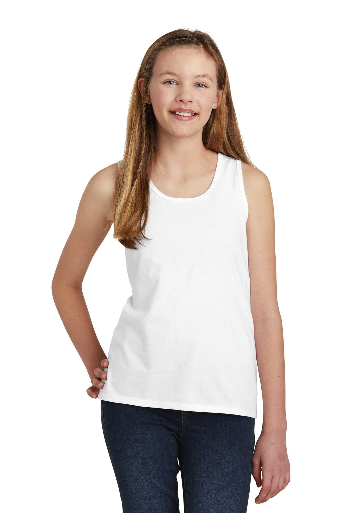 District Tank Tops XS / White District DT6303YG: Girls V.I.T. Tank
