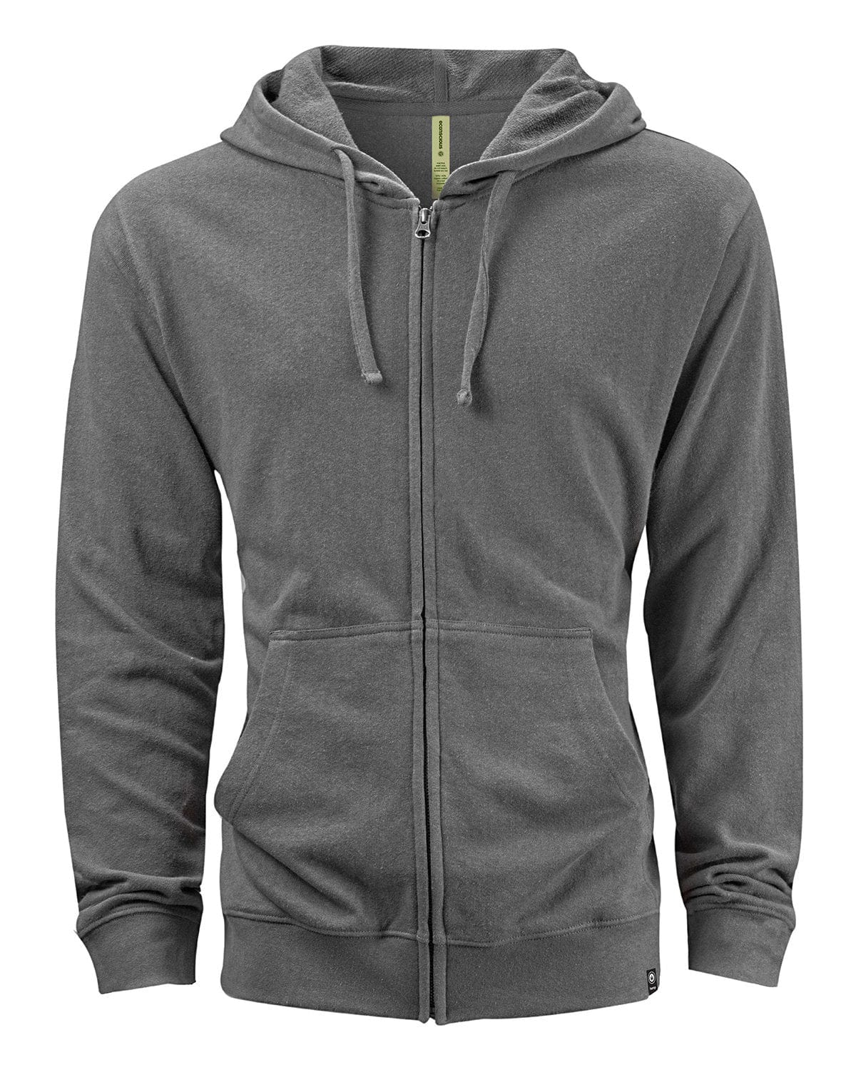 econscious EC5980: Unisex Hemp Hero Full-Zip hooded Sweatshirt