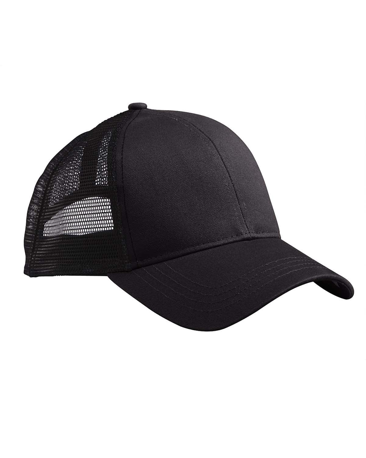 econscious Headwear OS / Black/ Black econscious EC7070: Eco Trucker Organic/Recycled Hat