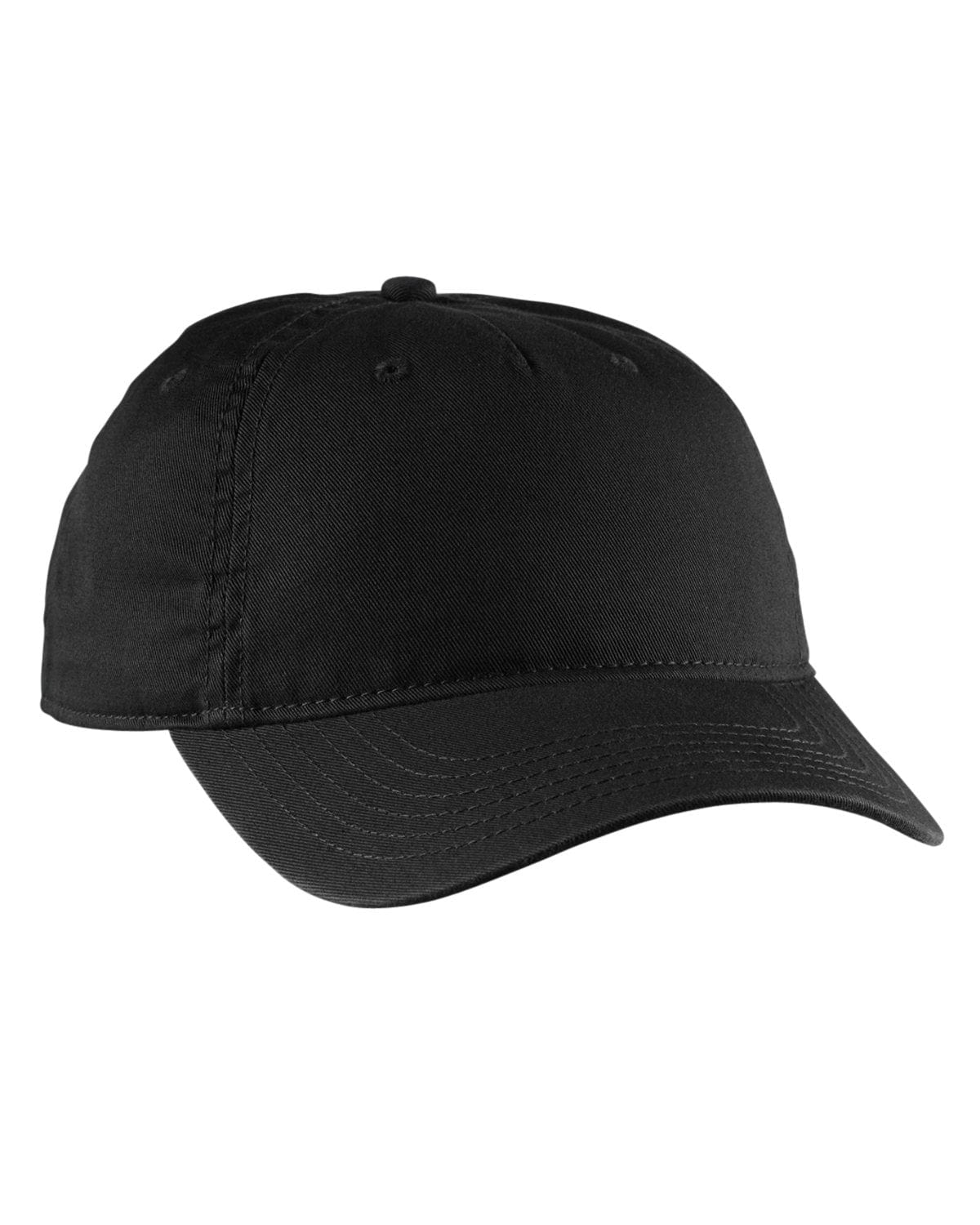 econscious Headwear OS / Black econscious EC7087: Twill 5-Panel Unstructured Hat