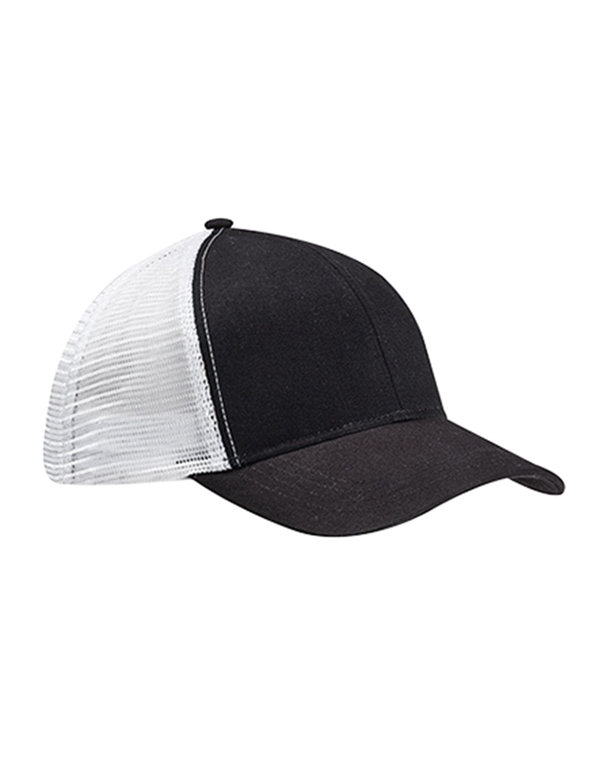 econscious Headwear OS / Black/ White econscious EC7070: Eco Trucker Organic/Recycled Hat