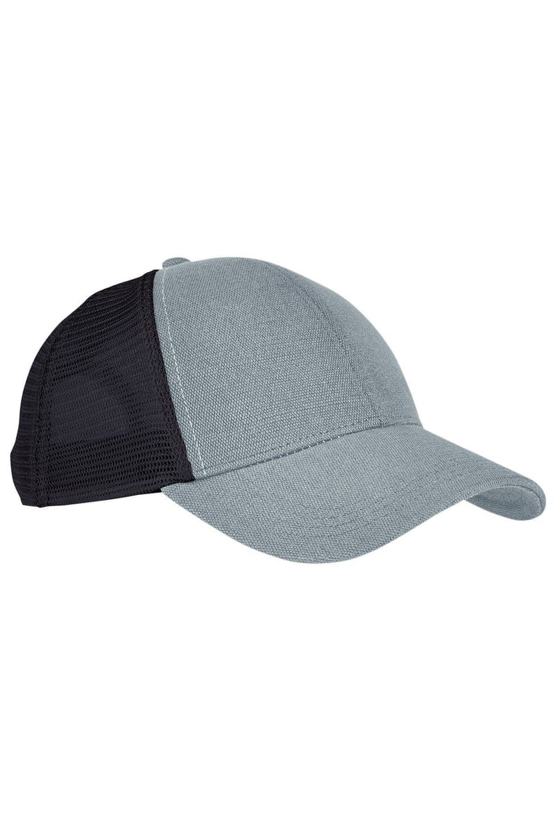 econscious Headwear OS / Charcoal/ Black econscious EC7093: Trucker Polyester Mesh Cap
