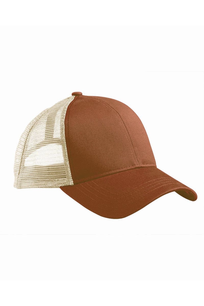 econscious Headwear OS / Leg Brwn/ Oyster econscious EC7070: Eco Trucker Organic/Recycled Hat