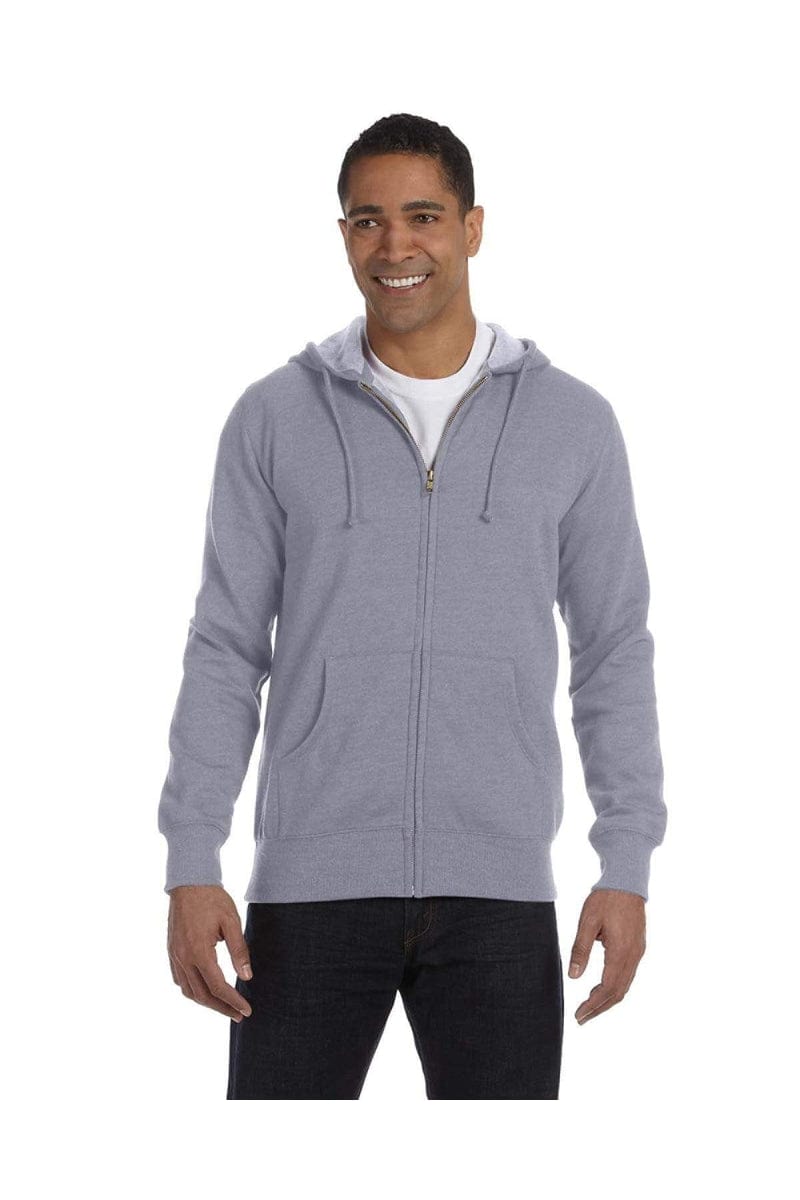 econscious Sweatshirts/Fleece econscious EC5680: Men's 7 oz. Organic/Recycled Heathered Full-Zip Hood