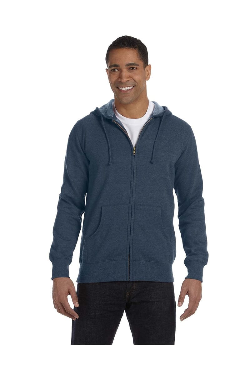 econscious Sweatshirts/Fleece econscious EC5680: Men's 7 oz. Organic/Recycled Heathered Full-Zip Hood