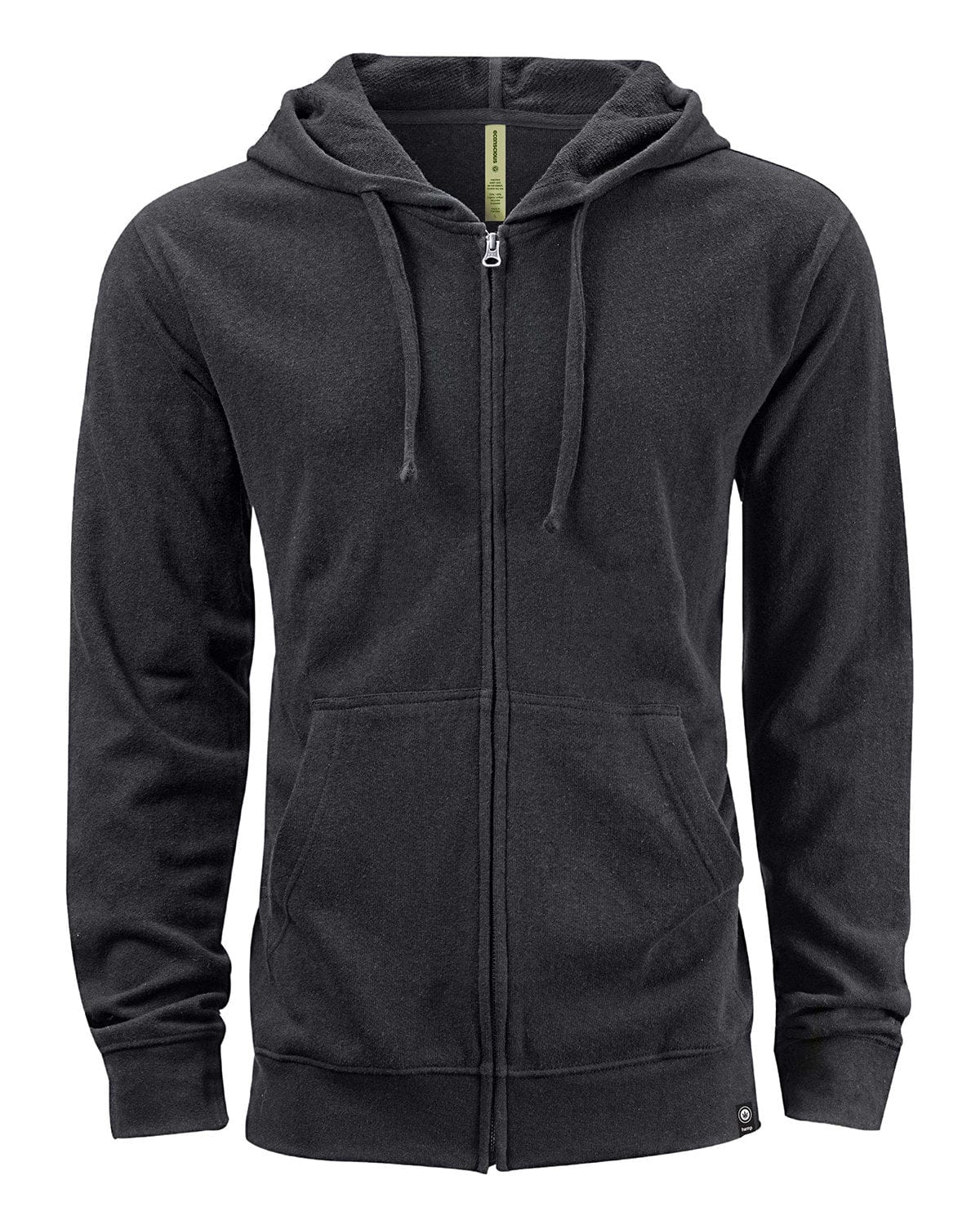 econscious Sweatshirts/Fleece econscious EC5980: Unisex Hemp Hero Full-Zip hooded Sweatshirt