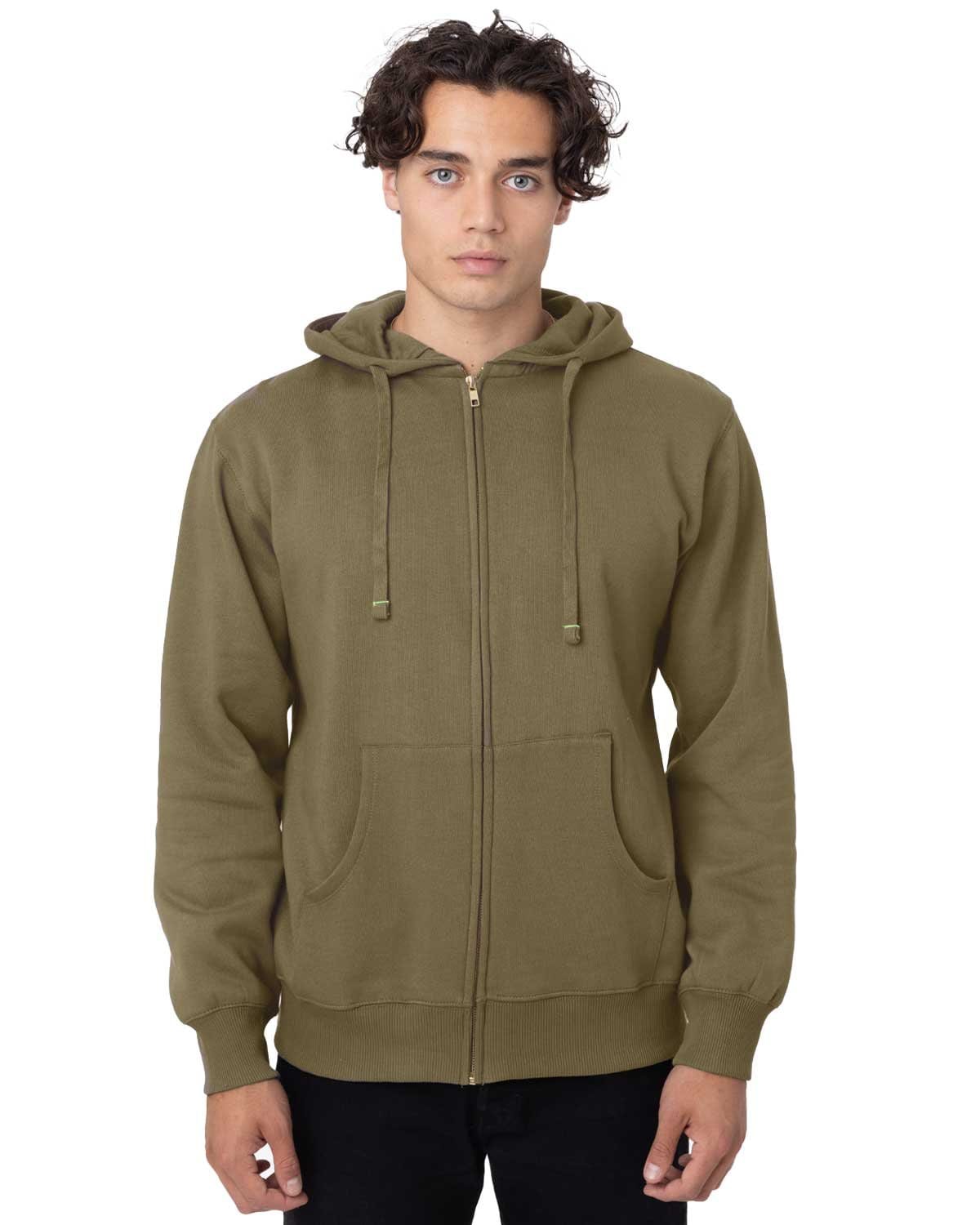 econscious Sweatshirts/Fleece S / Jungle econscious EC5650: Men's 9 oz. Organic/Recycled Full-Zip Hood