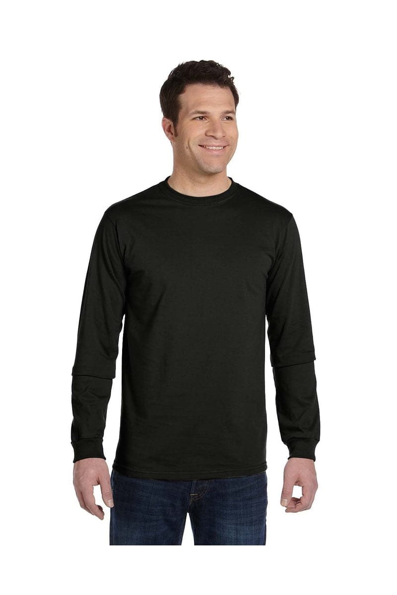 econscious T-Shirts S / Black econscious EC1500: Men's 100% Organic Cotton Long-Sleeve Tee