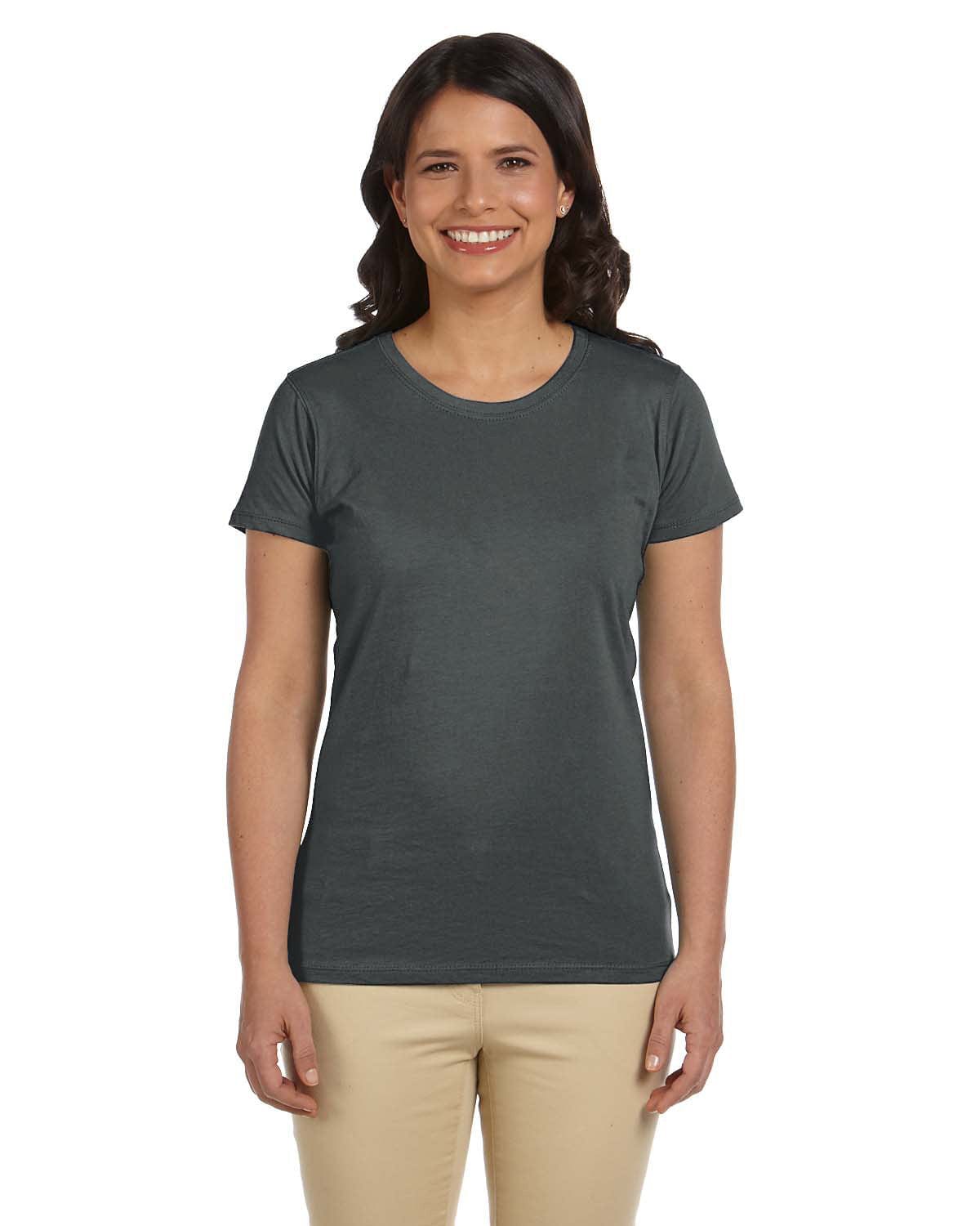 econscious T-Shirts S / Charcoal econscious EC3000: Ladies' 100% Organic Cotton Short-Sleeve Tee