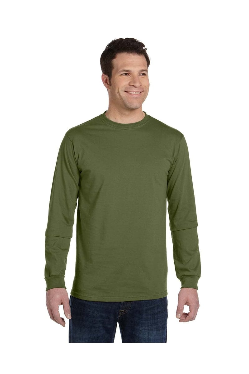 econscious T-Shirts S / Olive econscious EC1500: Men's 100% Organic Cotton Long-Sleeve Tee