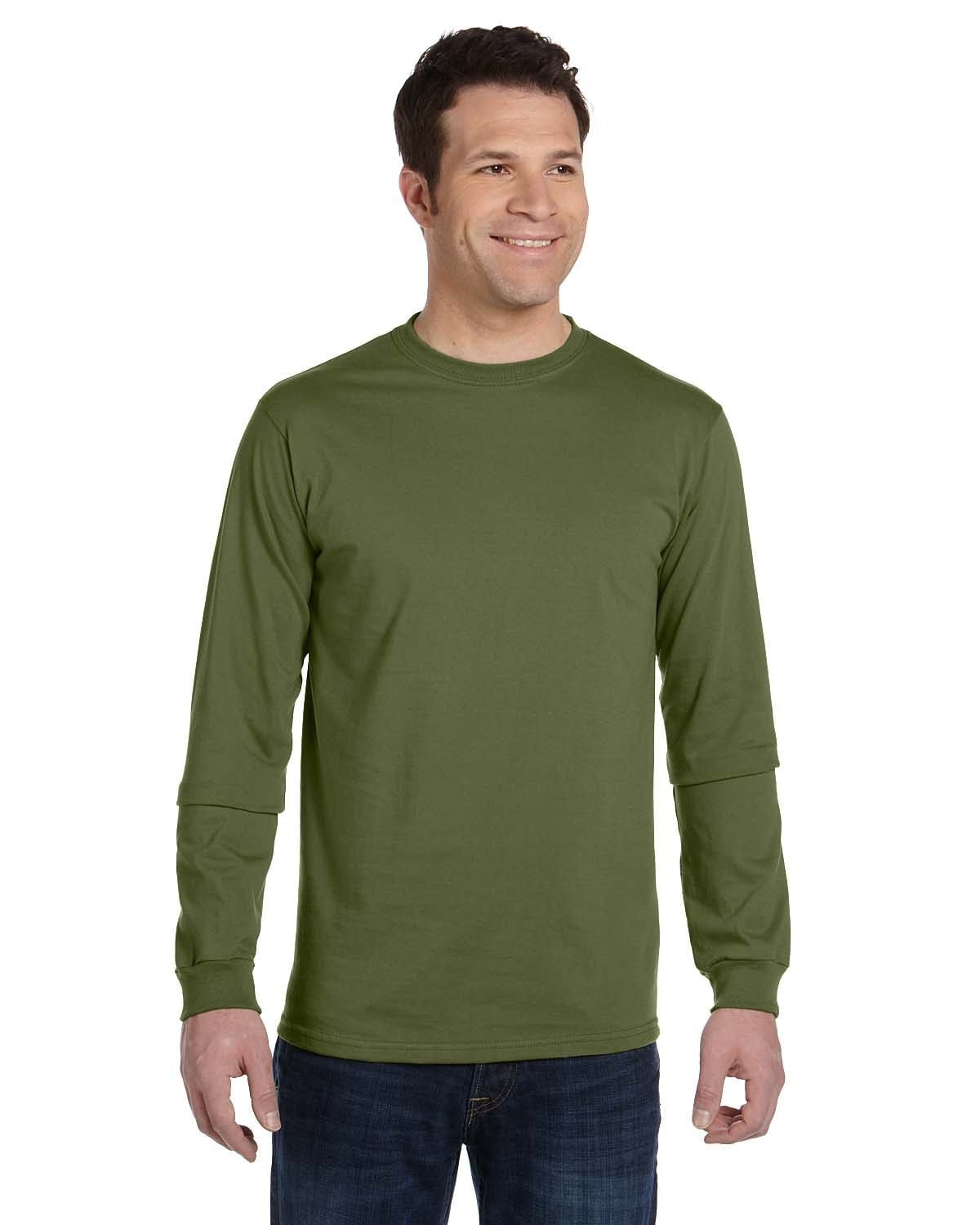 econscious T-Shirts S / Olive econscious EC1500: Men's 100% Organic Cotton Long-Sleeve Tee