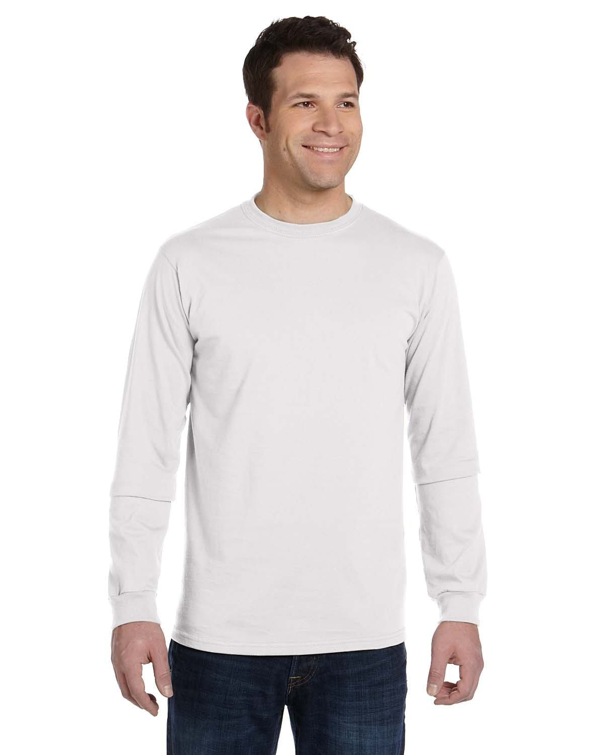 econscious T-Shirts S / White econscious EC1500: Men's 100% Organic Cotton Long-Sleeve Tee