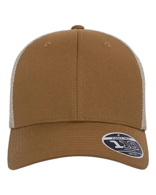 Flexfit 8128 Adjustable / Caramel/ Khaki 110M-110® Mesh-Back Cap