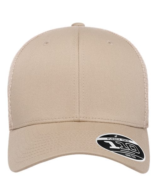 Flexfit 8128 Adjustable / Khaki 110M-110® Mesh-Back Cap