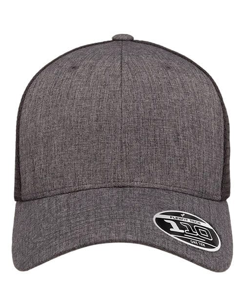 Flexfit 8128 Adjustable / Melange Charcoal/ Black 110M-110® Mesh-Back Cap