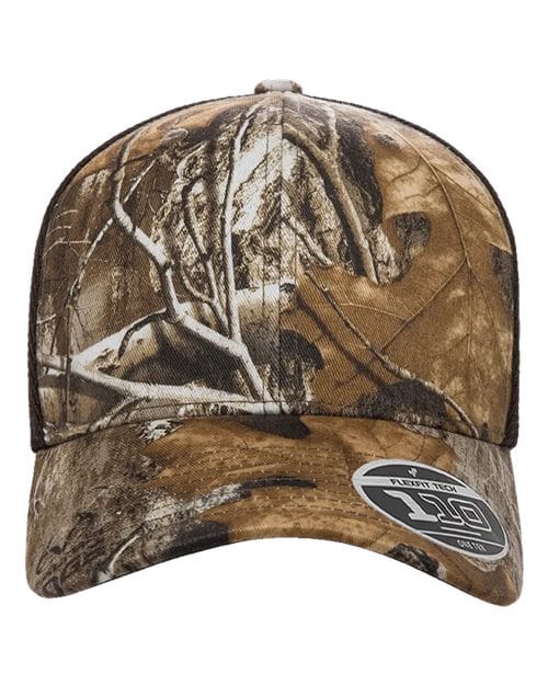 Flexfit 8128 Adjustable / Realtree Edge/ Brown 110M-110® Mesh-Back Cap