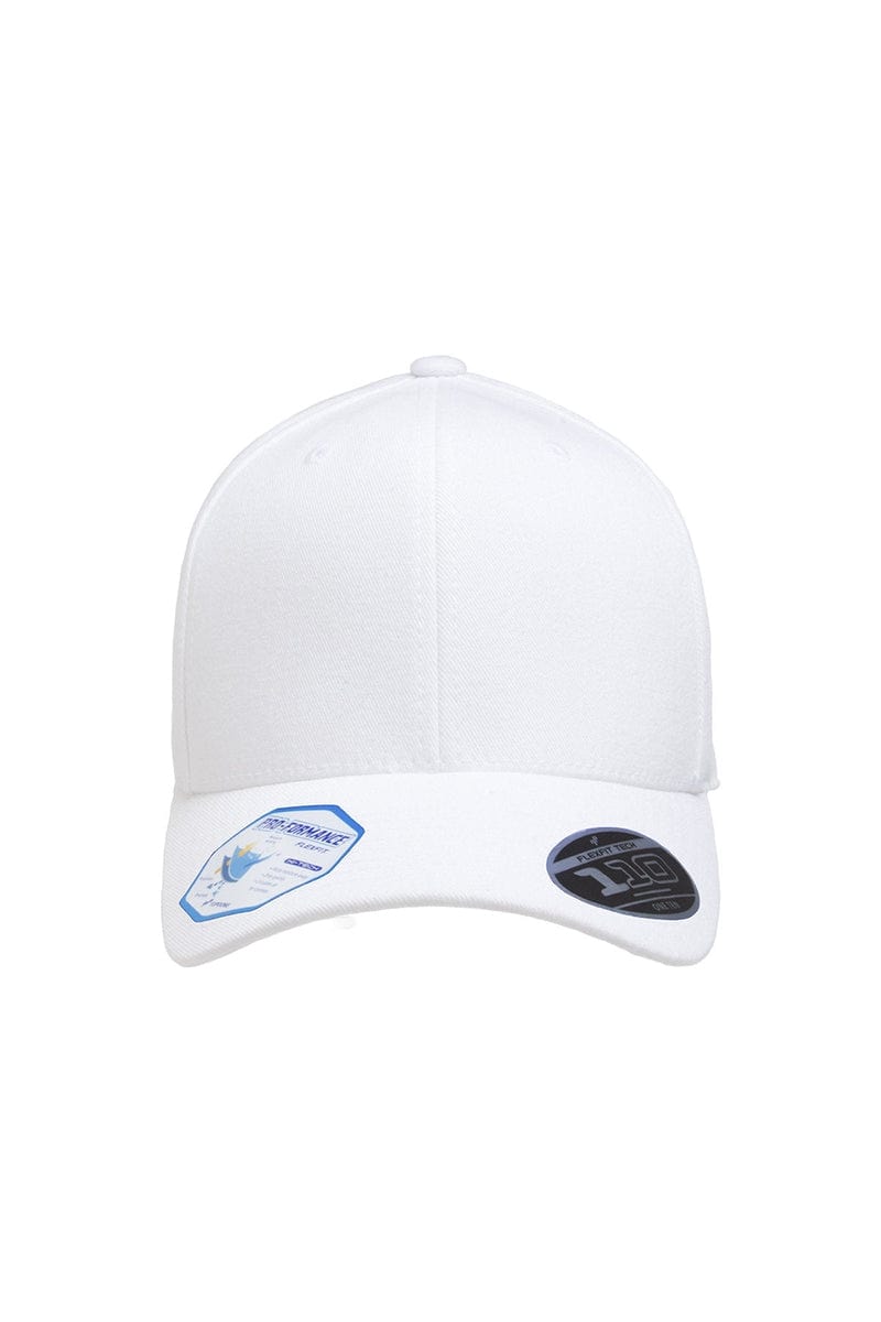 Flexfit Headwear OS / White Flexfit 110C: Adult Pro-Formance(r) Solid Cap
