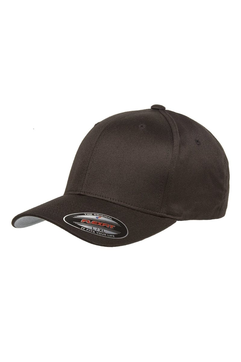 Flexfit Headwear S/M / Brown Flexfit 6277: Adult Wooly 6-Panel Cap