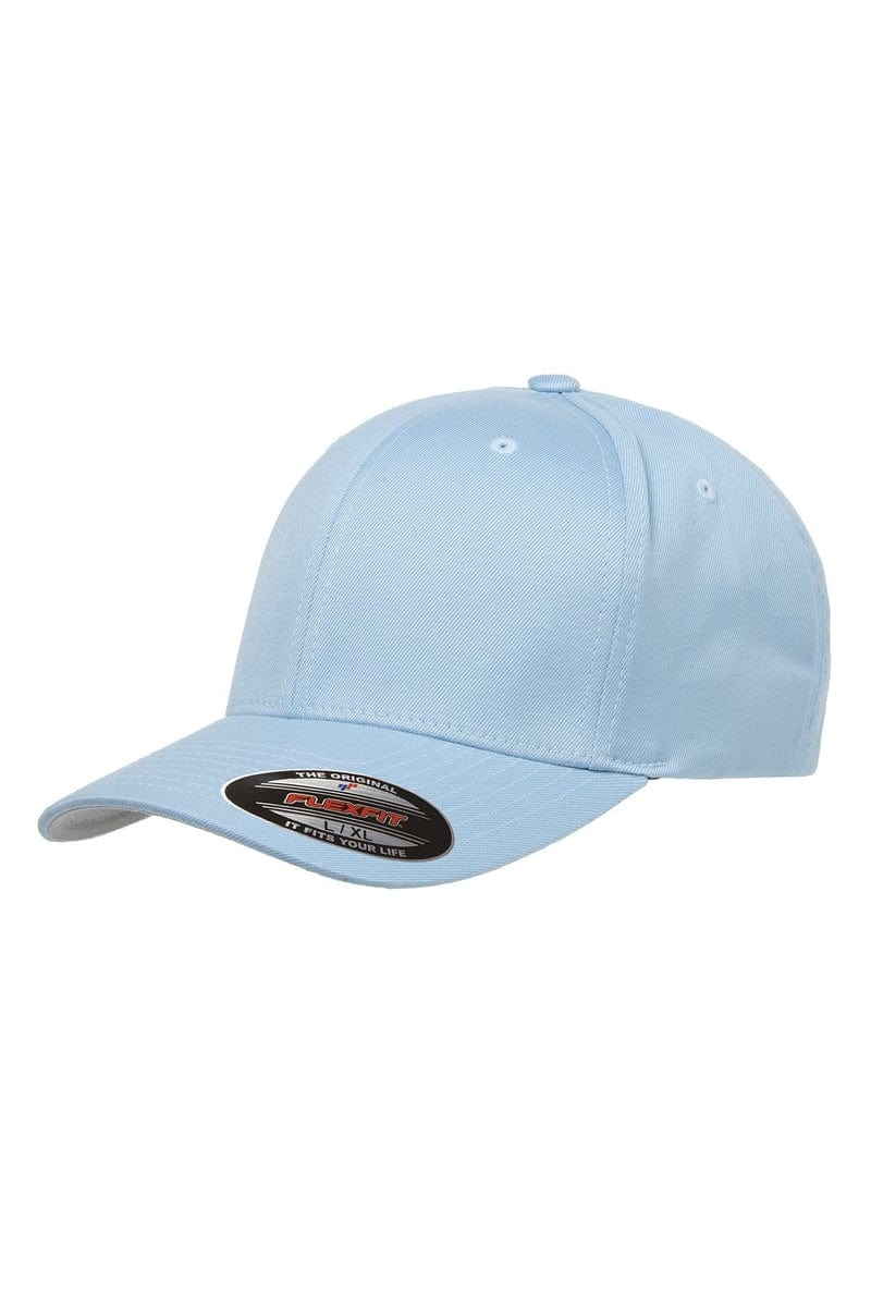 Flexfit Headwear S/M / Carolina Blue Flexfit 6277: Adult Wooly 6-Panel Cap