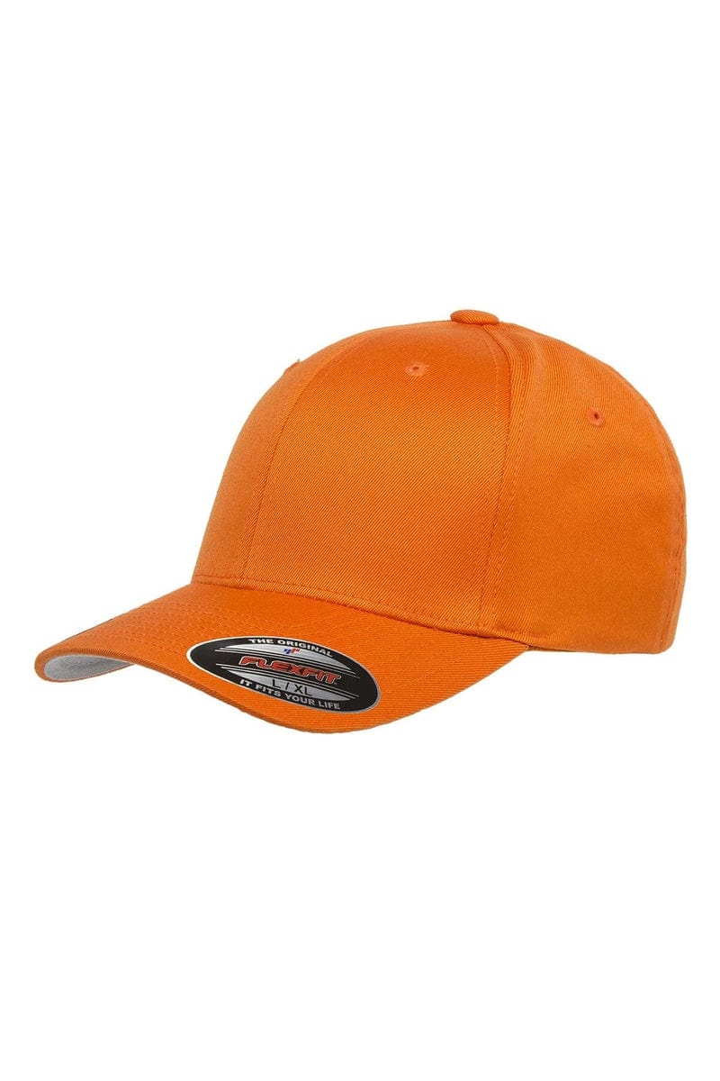 Flexfit Headwear S/M / Orange Flexfit 6277: Adult Wooly 6-Panel Cap