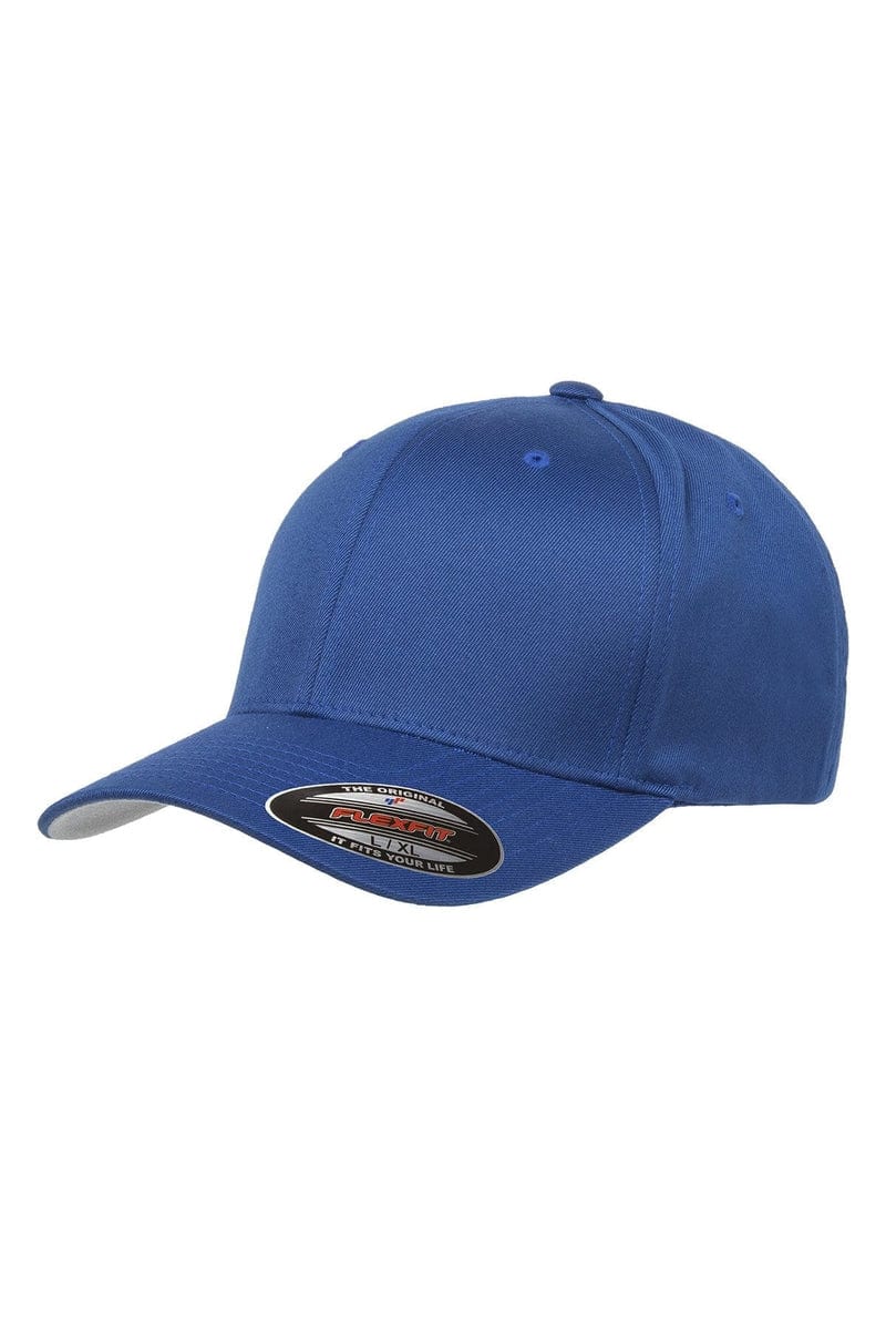 Flexfit Headwear S/M / Royal Flexfit 6277: Adult Wooly 6-Panel Cap
