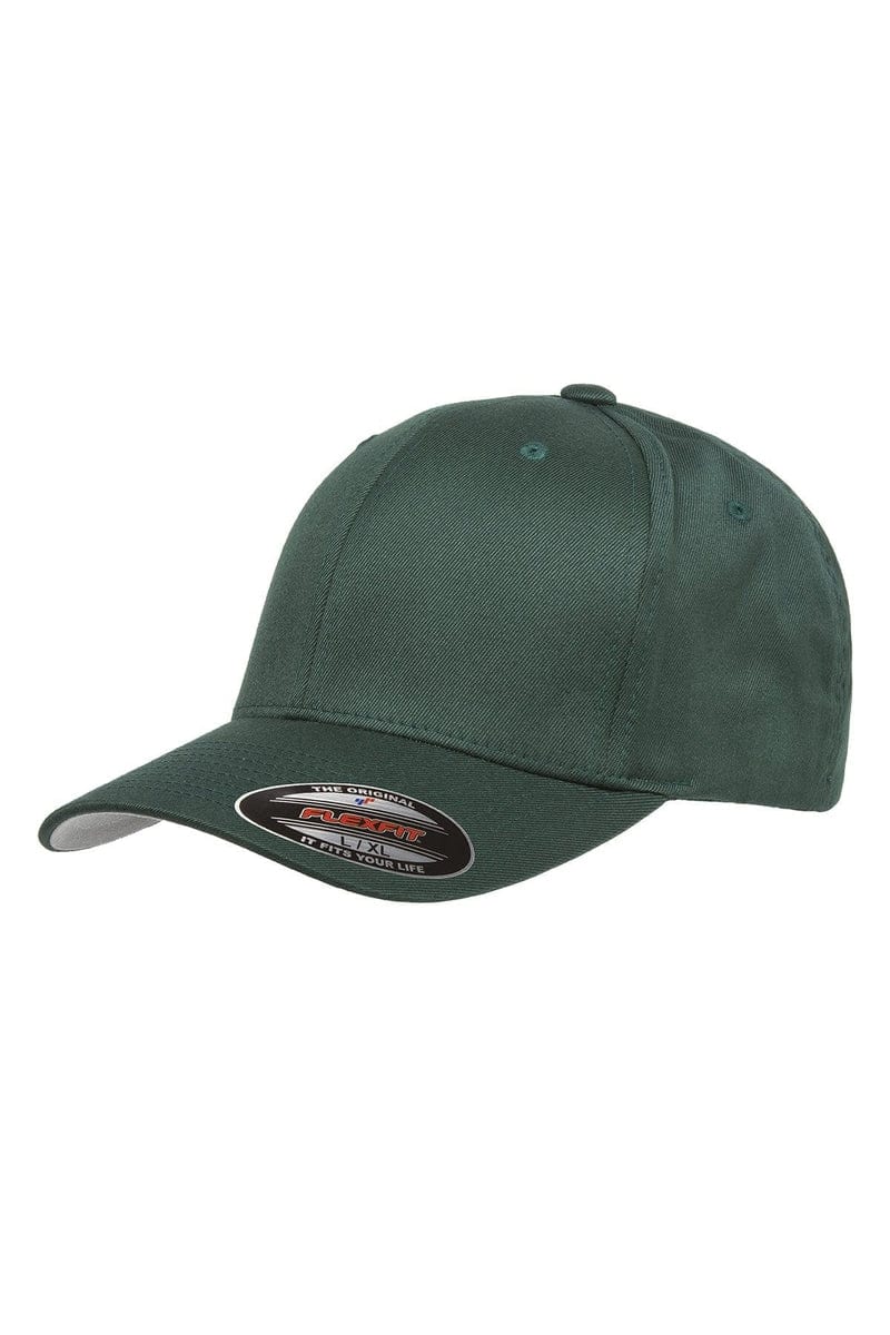 Flexfit Headwear S/M / Spruce Flexfit 6277: Adult Wooly 6-Panel Cap