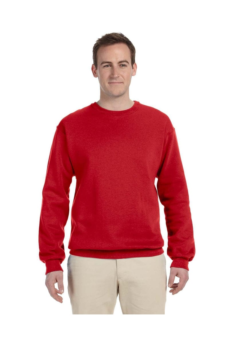 Fruit of the Loom Sweatshirts/Fleece S / True Red Fruit of the Loom 82300: Adult 12 oz. Supercotton(tm) Fleece Crew