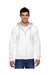 Fruit of the Loom Sweatshirts/Fleece S / White Fruit of the Loom SF73R: Adult 7.2 oz. SofSpun(r) Full-Zip Hooded Sweatshirt