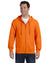 Gildan G186: Adult Heavy Blend Full-Zip Hooded Sweatshirt, Basic Colors-Bulkthreads.com