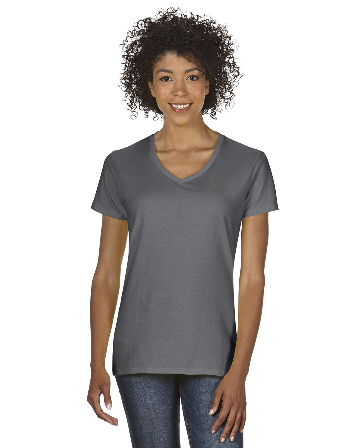 Gildan G500VL: Ladies'  5.3 oz. V-Neck T-Shirt