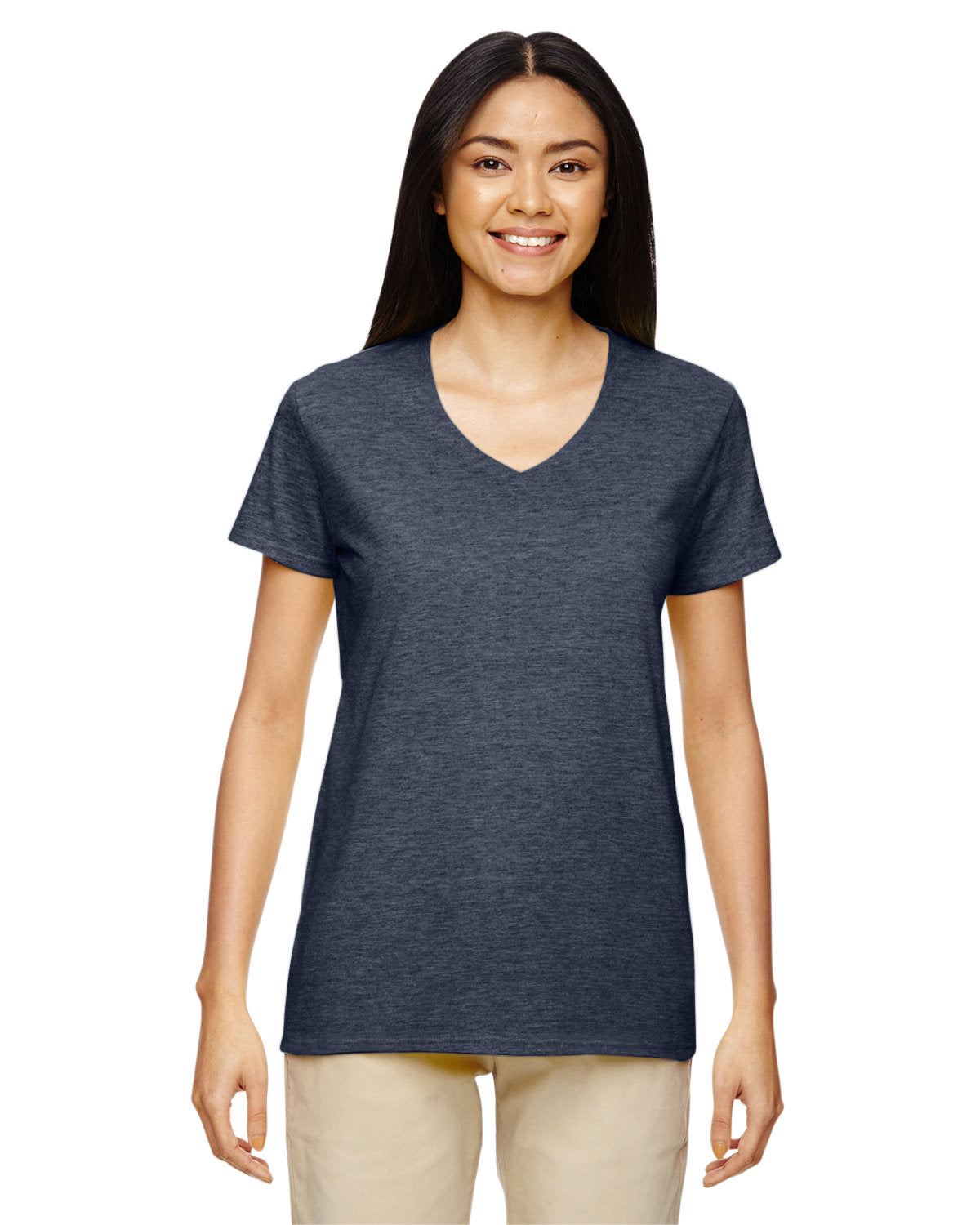 Gildan G500VL: Ladies'  5.3 oz. V-Neck T-Shirt