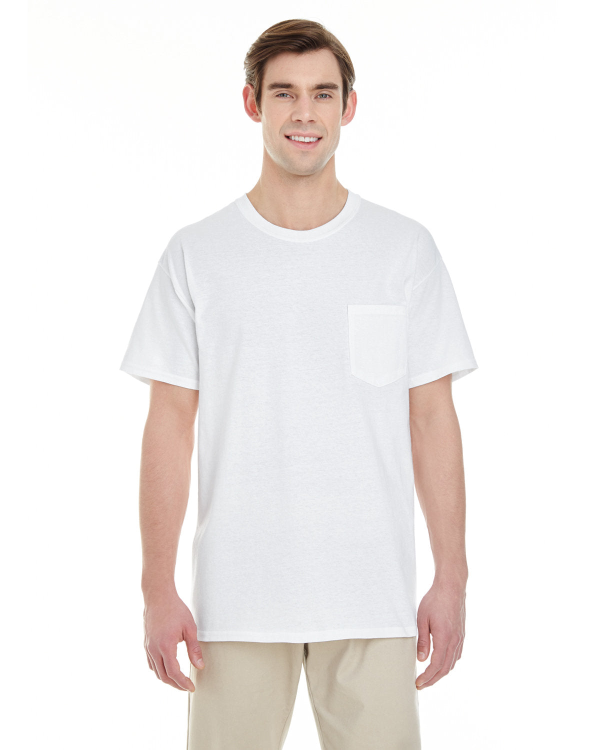 Gildan G530: Adult 5.3 oz. Pocket T-Shirt