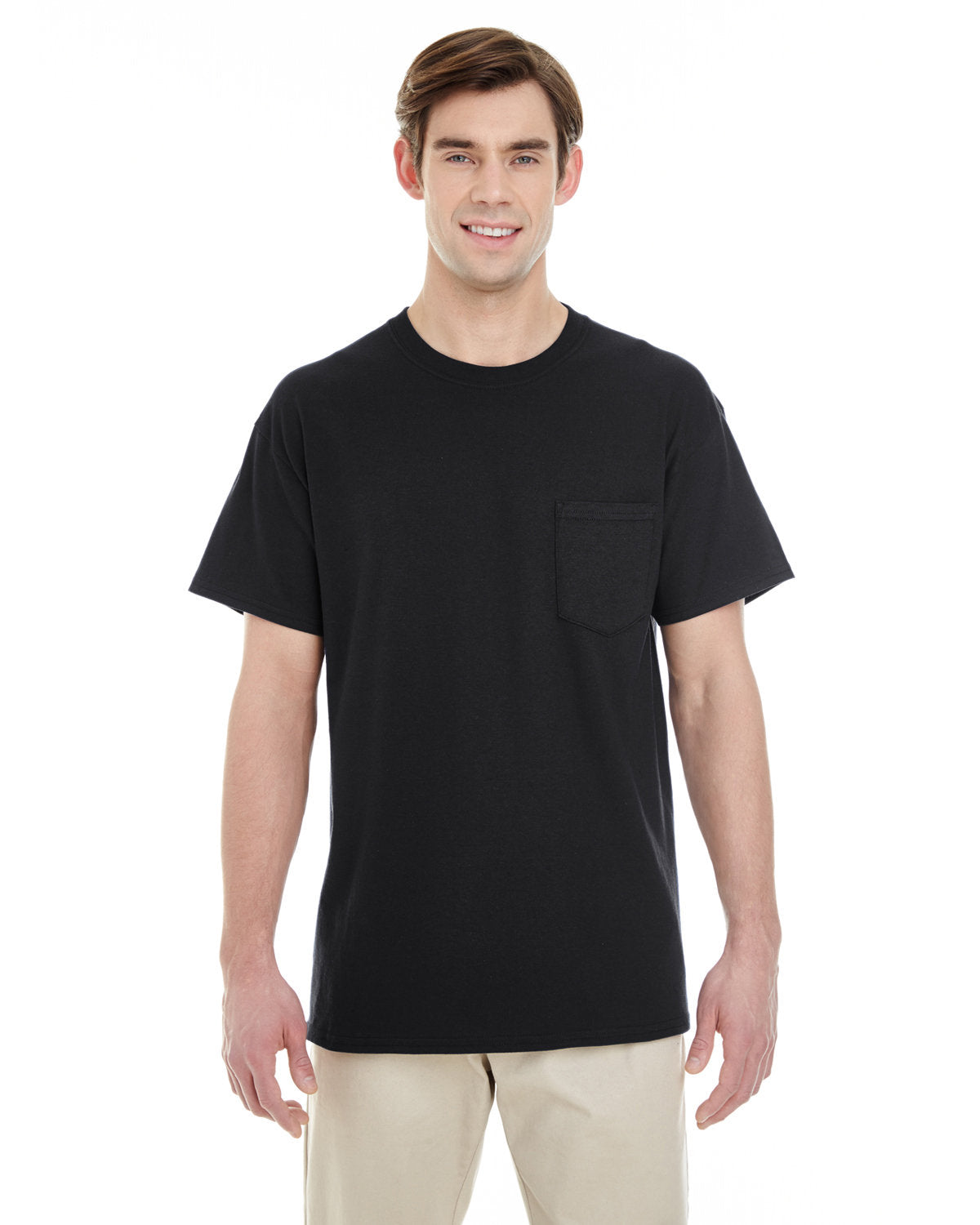 Gildan G530: Adult 5.3 oz. Pocket T-Shirt
